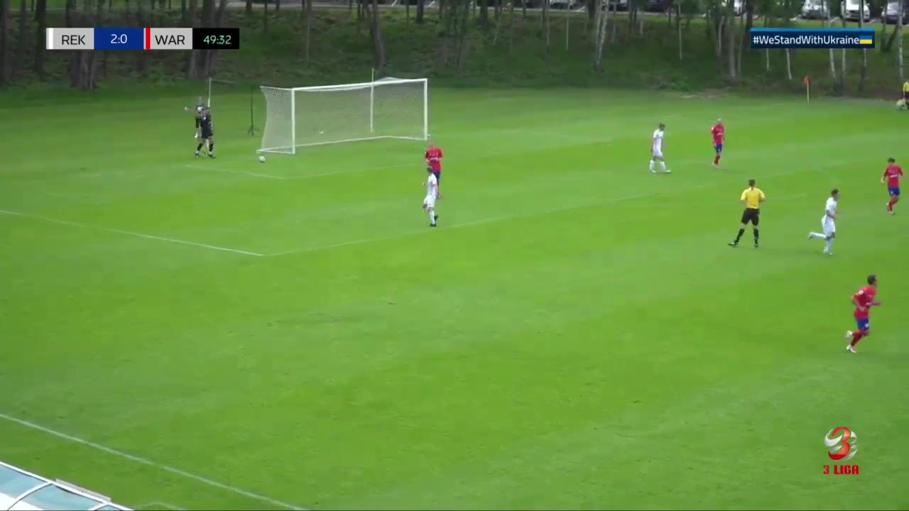 IV liga Rekord Bielsko-Biala Vs Warta Gorzów Wielkopolski Daniel Feruga Goal in 51 min, Score 3:0