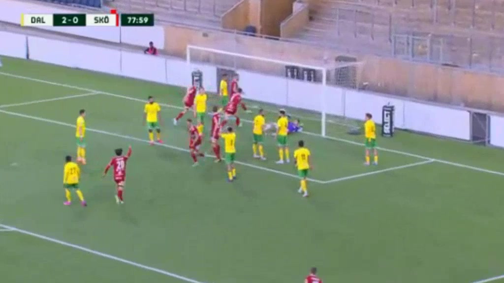 SWE D2 Dalkurd FF Vs Skovde AIK Aldin Basic Goal in 78 min, Score 2:1