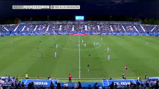 SPA D2 Leganes Vs Eibar Jose Manuel Arnaiz Diaz Goal in 45+ min, Score 1:2