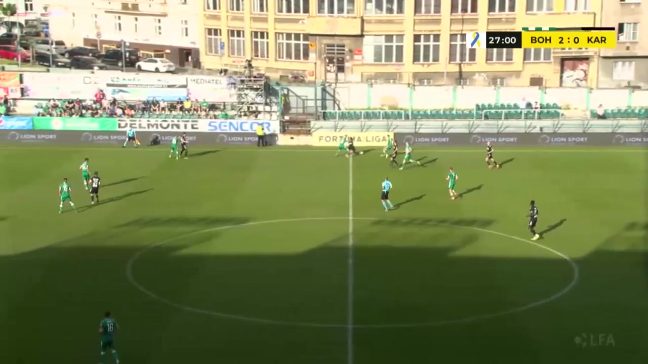 CZE D1 Bohemians 1905 Vs MFK Karvina 26 phút Vào, ghi bàn 2:0