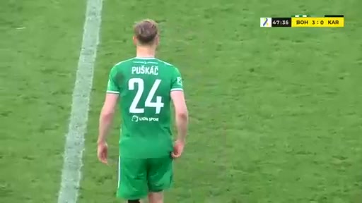 CZE D1 Bohemians 1905 Vs MFK Karvina 48 phút Vào, ghi bàn 3:0