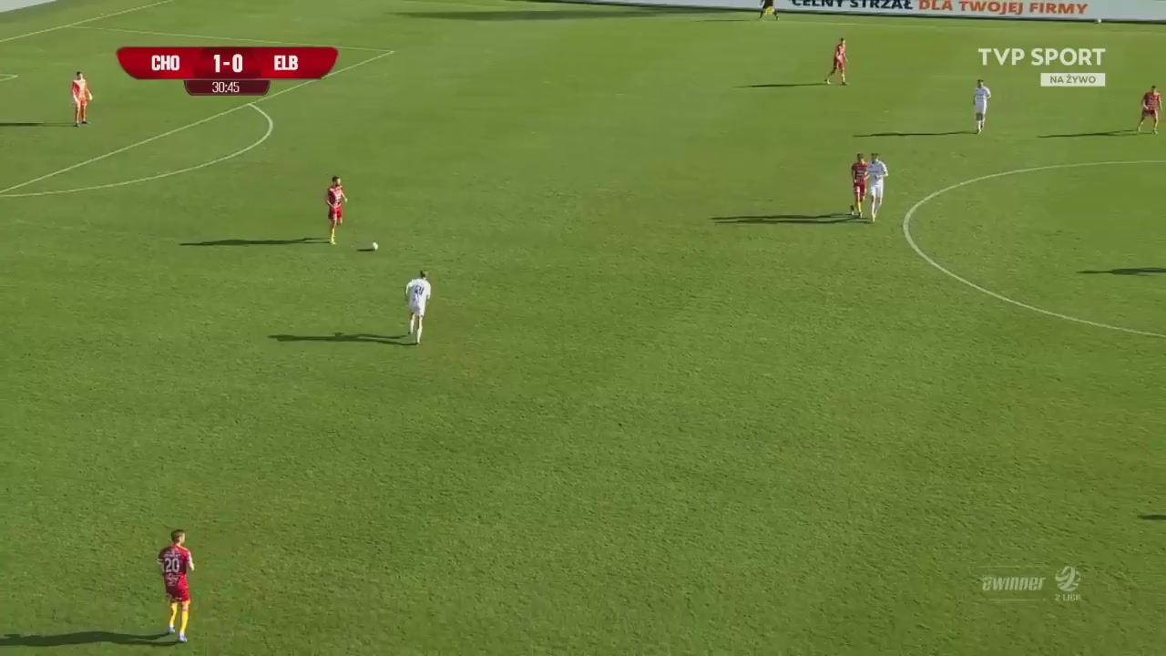 POL D2 Chojniczanka Chojnice Vs Olimpia Elblag Senkewich Goal in 32 min, Score 1:1