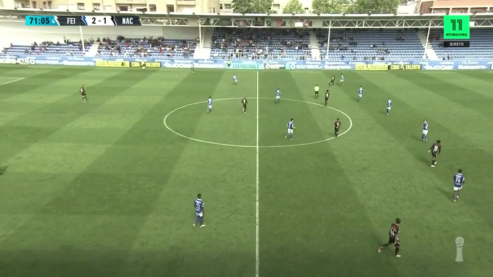 POR D2 Feirense Vs Nacional da Madeira  Goal in 72 min, Score 3:1