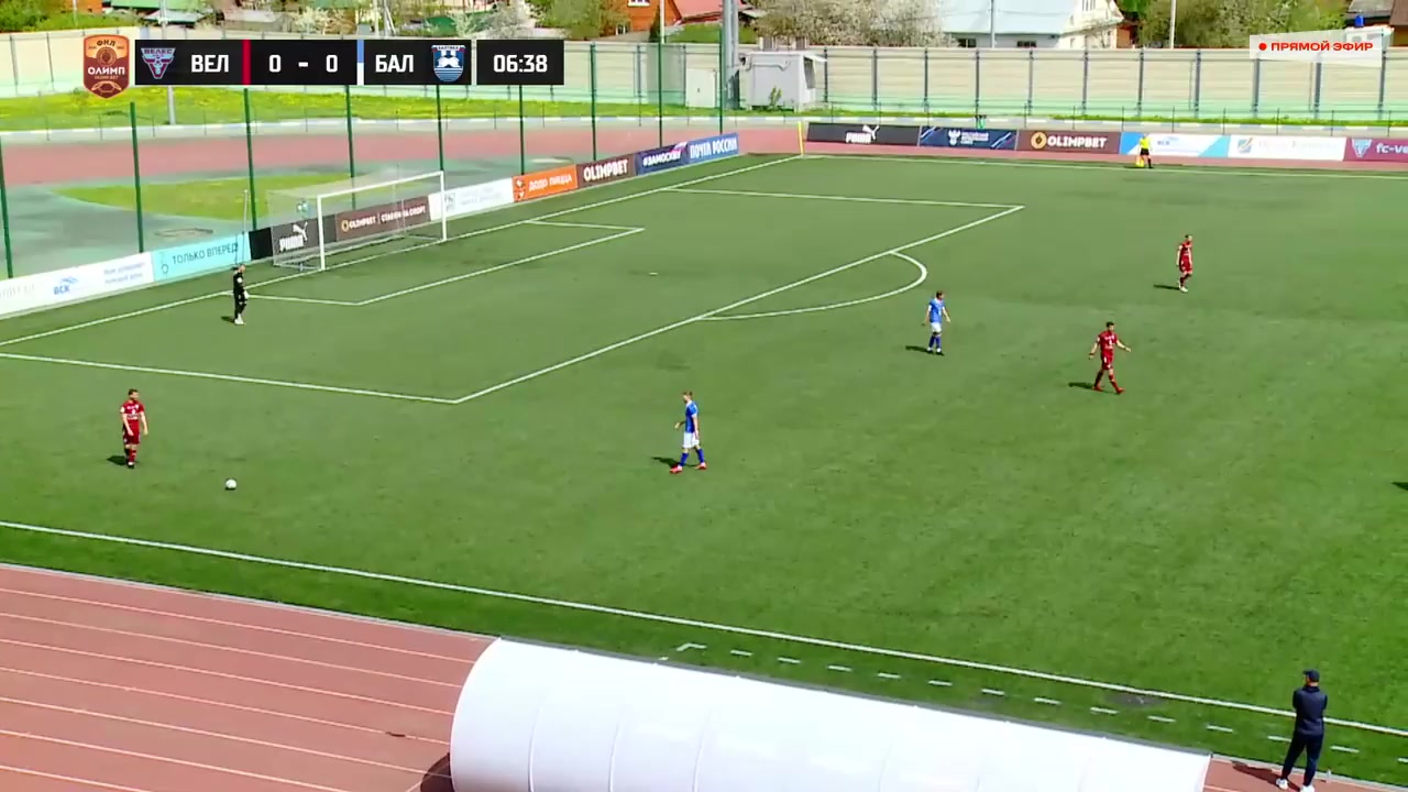 RUS D1 Veles Vs Baltika Kaliningrad Tamerlan Musaev Goal in 7 min, Score 0:1