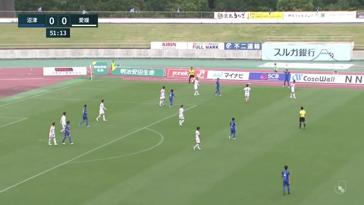 JPN D3 Azul Claro Numazu Vs Ehime FC  Goal in 53 min, Score 1:0