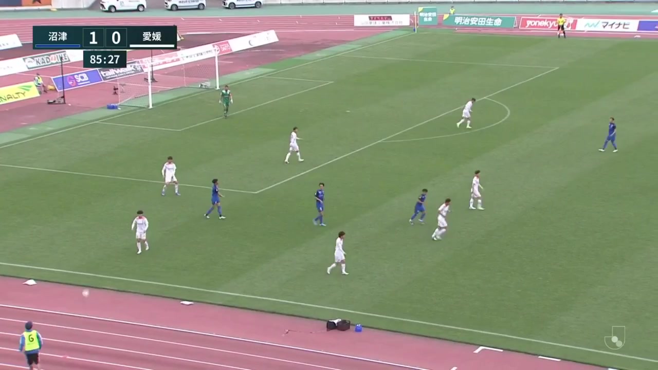 JPN D3 Azul Claro Numazu Vs Ehime FC  Goal in 87 min, Score 1:1