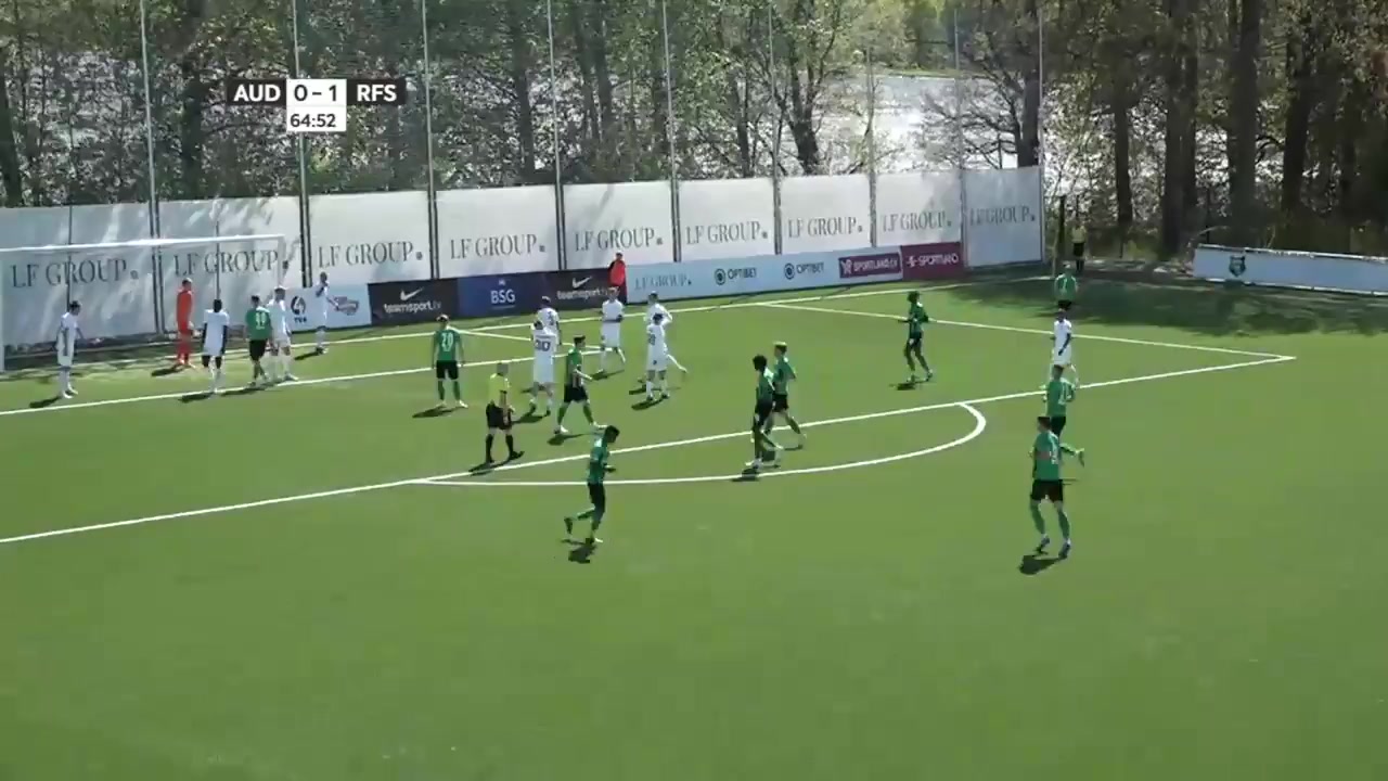 LAT D1 FK Auda Riga Vs Rigas Futbola skola  Goal in 65 min, Score 1:1