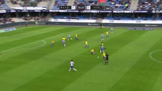 DEN D1 Esbjerg Vs Vendsyssel Emil Holten Goal in 78 min, Score 2:1