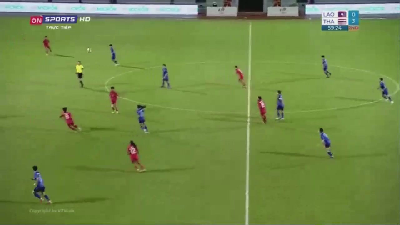 SEAGW Laos (w) Vs Thailand (w)  Goal in 61 min, Score 0:4