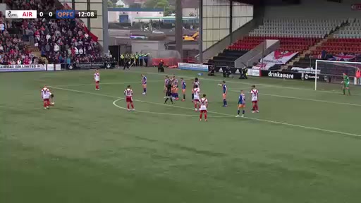 SCO CH Airdrie United Vs Queen's Park 12 phút Rhys McCabeVào, ghi bàn 1:0