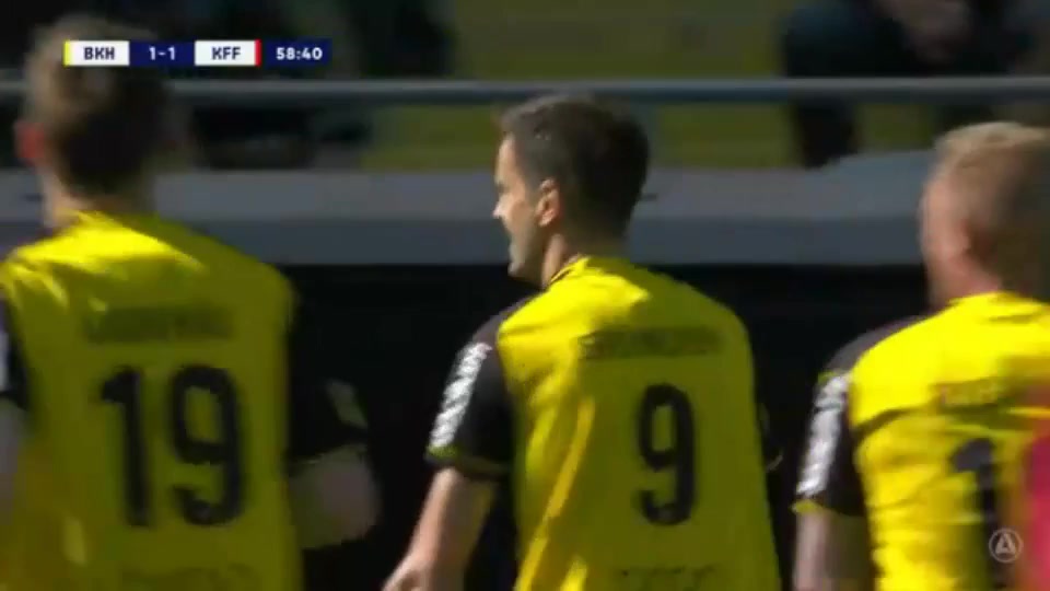 SWE D1 Hacken Vs Kalmar  Goal in 61 min, Score 2:1