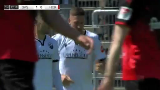 GER D2 SV Sandhausen Vs Holstein Kiel Janik Bachmann Goal in 11 min, Score 2:0