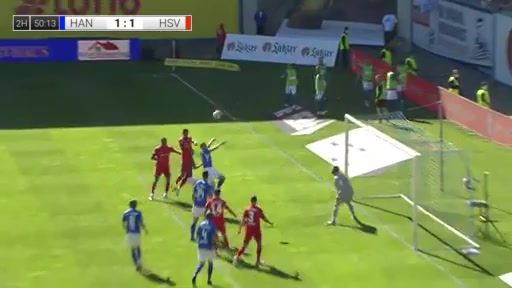 GER D2 Hansa Rostock Vs Hamburger SV Robert-Nesta Glatzel Goal in 51 min, Score 1:1