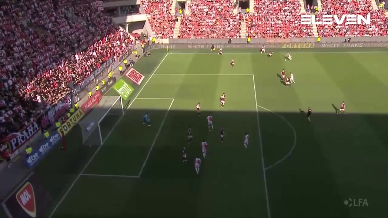 CZE D1 Slavia Praha Vs Sparta Praha Petr Sevcik Goal in 38 min, Score 1:1