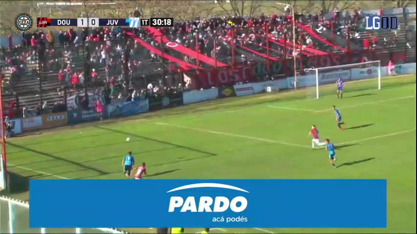 Torneo A Douglas Haig Vs Juventud U.Gualeguaychu Nahuel Gómez Goal in 30 min, Score 2:0