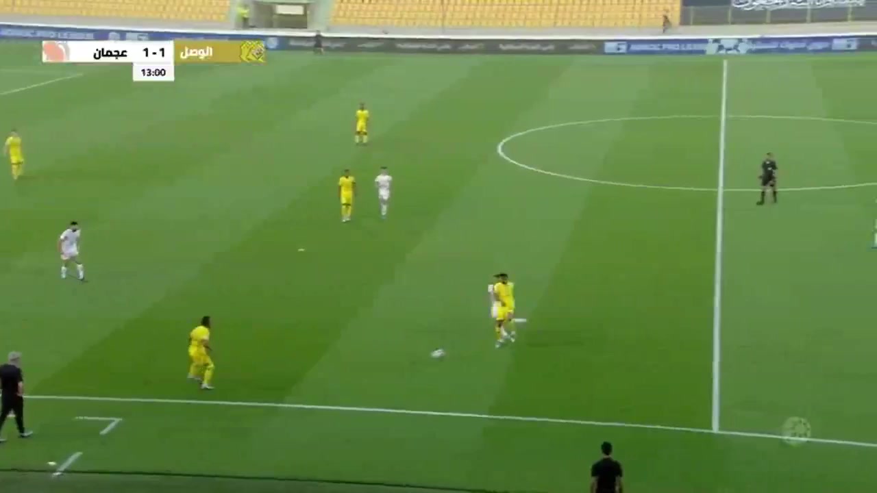 UAE LP Al-Wasl Vs Ajman Firas Ben Larbi Goal in 13 min, Score 1:2