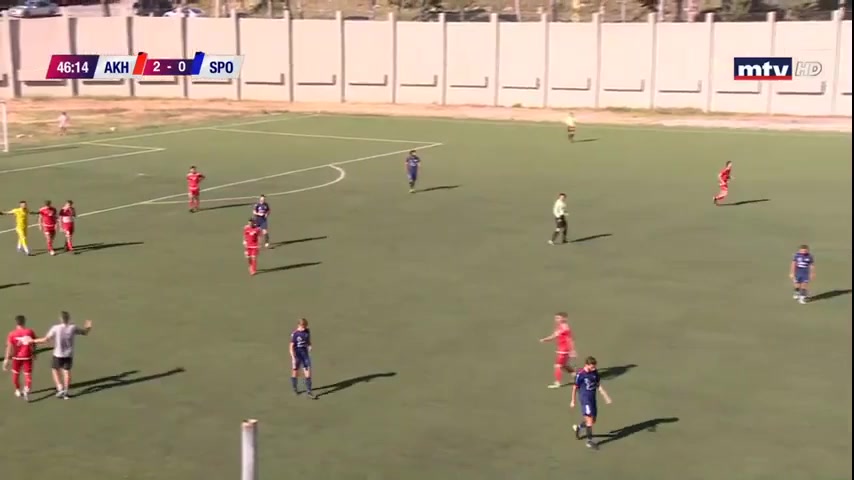 LBN D1 Al Akhaahli Alay Vs Sporting Club Beirut  Goal in 45+ min, Score 2:0