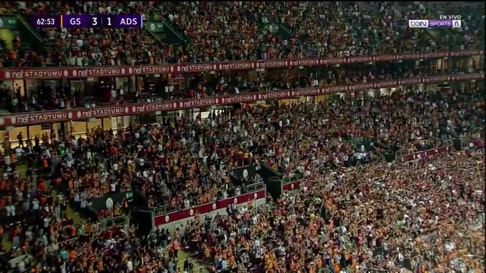 TUR D1 Galatasaray Vs Adana Demirspor  Goal in 64 min, Score 3:1