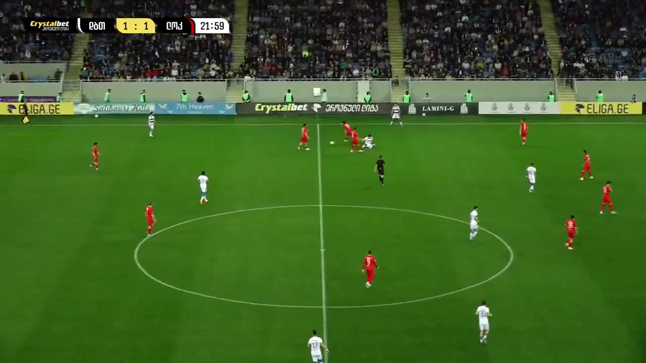 GEO D1 Dinamo Batumi Vs Lokomotiv Tbilisi Jaba Jigauri Goal in 22 min, Score 2:1