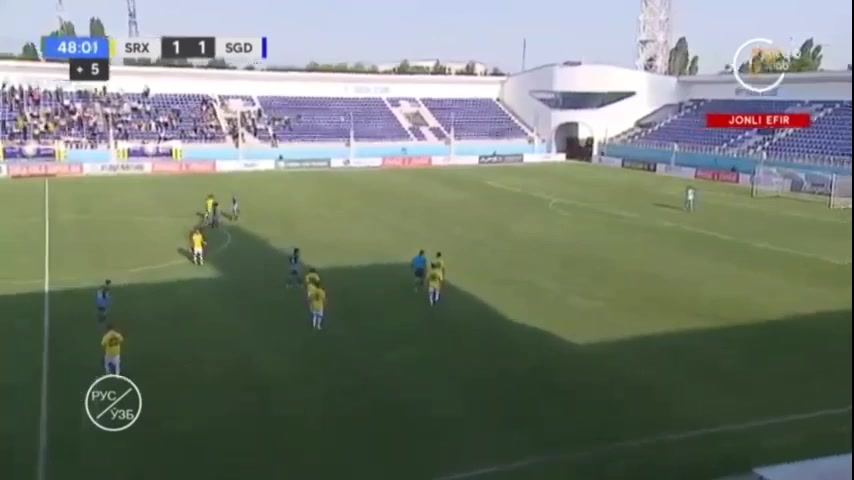 UZB D1 Termez Surkhon Vs Sogdiana Jizak 45+ phút Vào, ghi bàn 1:2