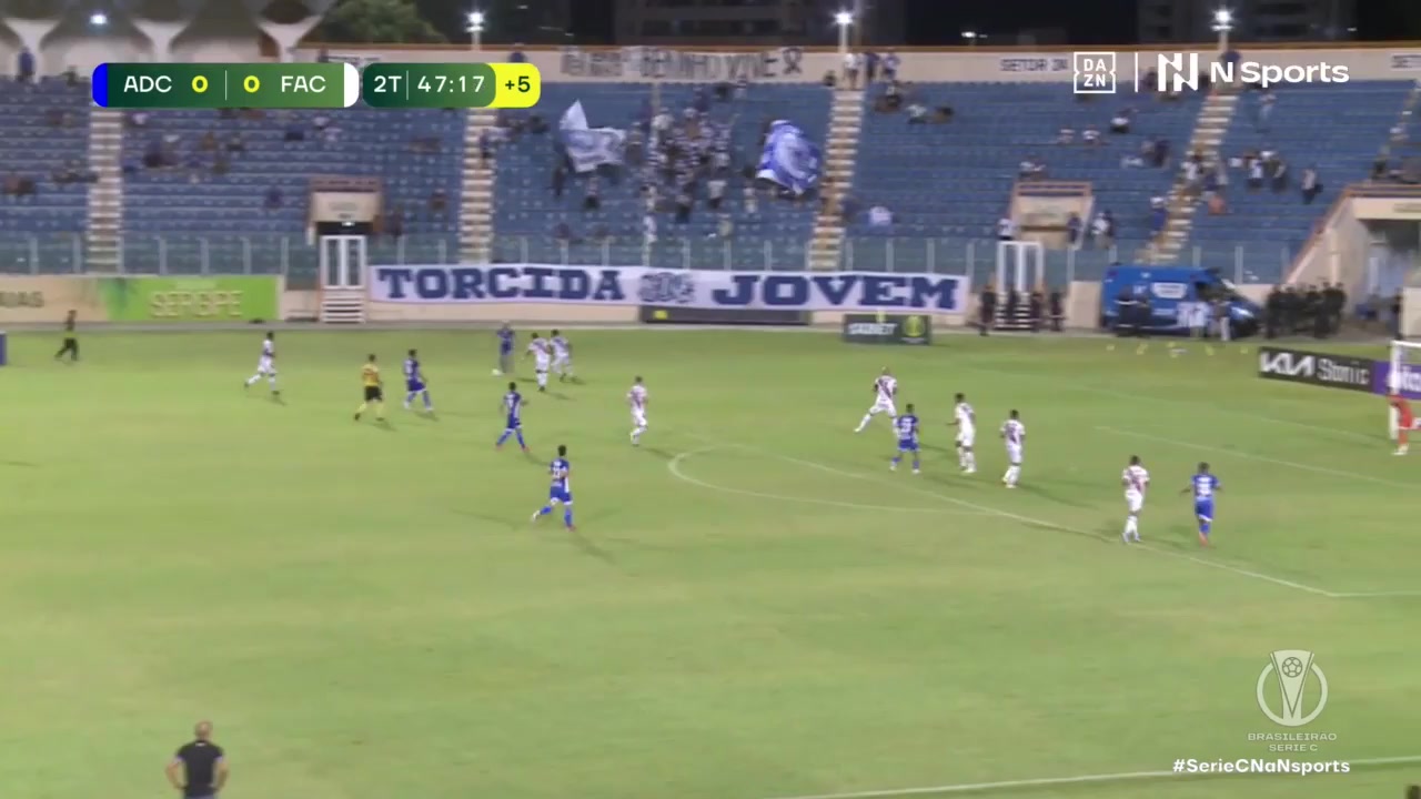 BRA D3 Confianca SE Vs Ferroviario CE  Goal in 94 min, Score 1:0