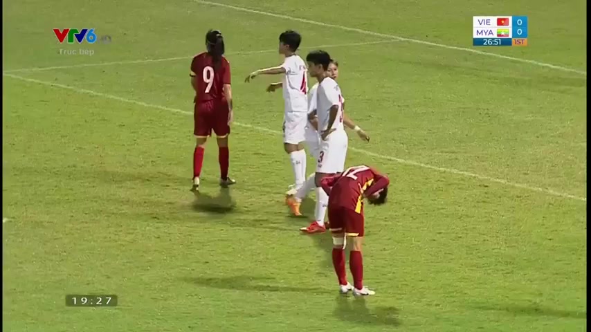 SEAGW Vietnam (w) Vs Myanmar (w) Huỳnh Như Goal in 26 min, Score 1:0