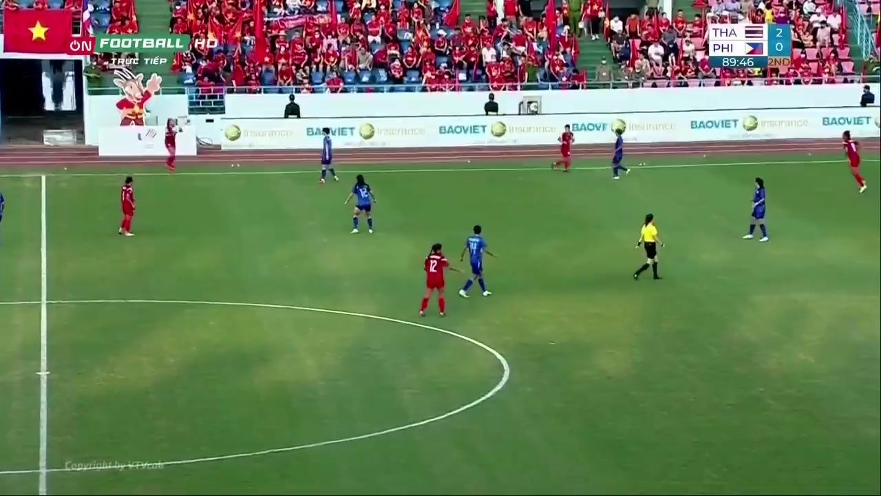 SEAGW Thailand (w) Vs Philippines (w)  Goal in 91 min, Score 3:0