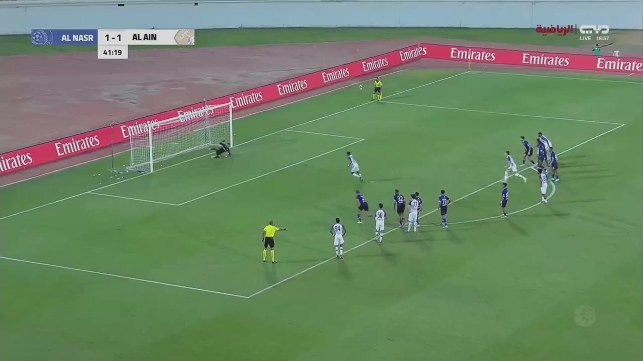 UAE U21 Al Ain  U21 Vs Al Nasr Dubai U21 42 phút Vào, ghi bàn 2:1