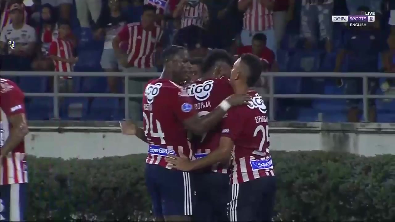 CON CSA Atletico Junior Barranquilla Vs Oriente Petrolero Miguel Angel Borja Hernandez Goal in 27 min, Score 2:0