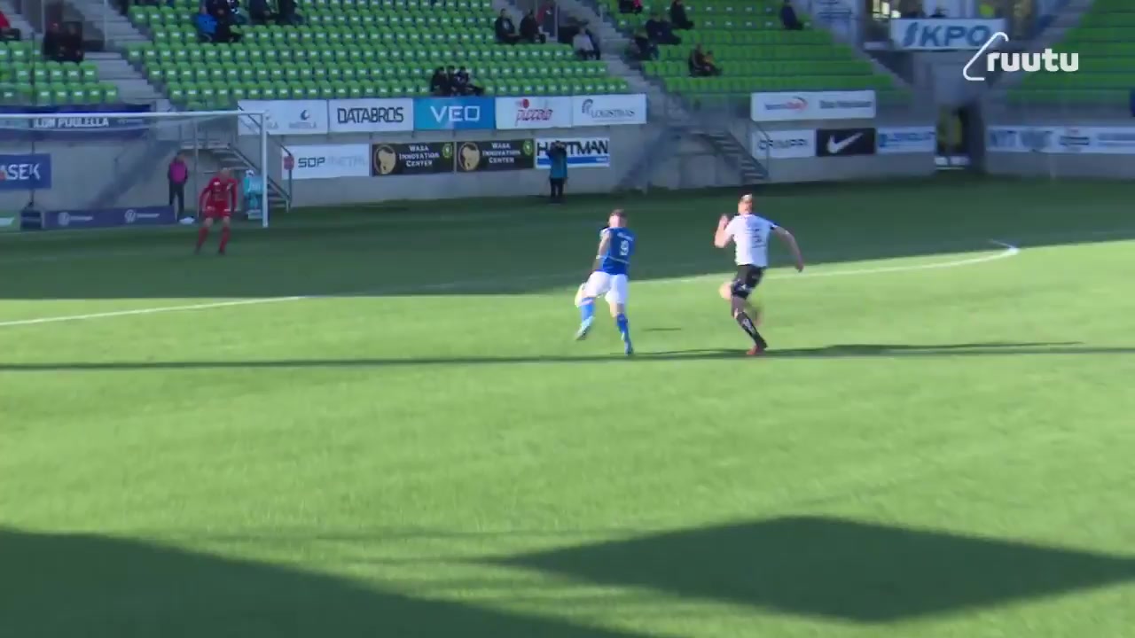 FIN D1 Vaasa VPS Vs Inter Turku Benjamin Kallman Goal in 34 min, Score 0:1