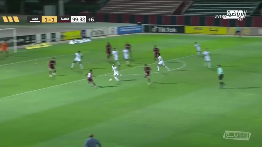 KSA D1 Al-Draih Vs AL-jeel  Goal in 100 min, Score 1:2