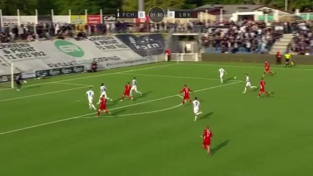 DEN D1 Helsingor Vs Lyngby Rasmus Thellufsen Pedersen Goal in 1 min, Score 0:1