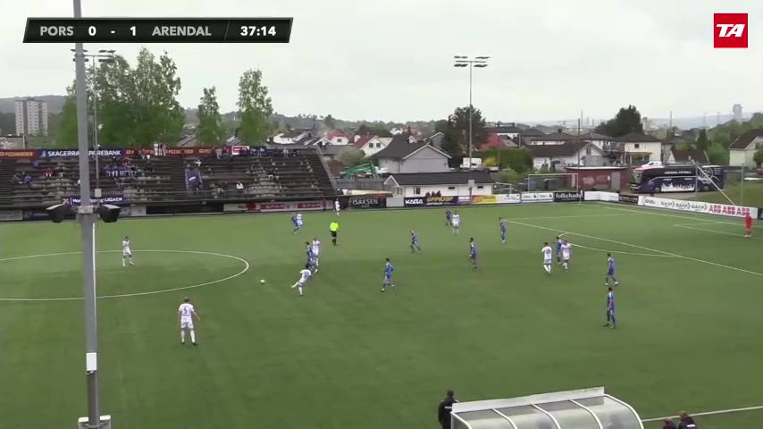 NORC Pors Grenland Vs FK Arendal Preben Skeie Goal in 37 min, Score 0:2
