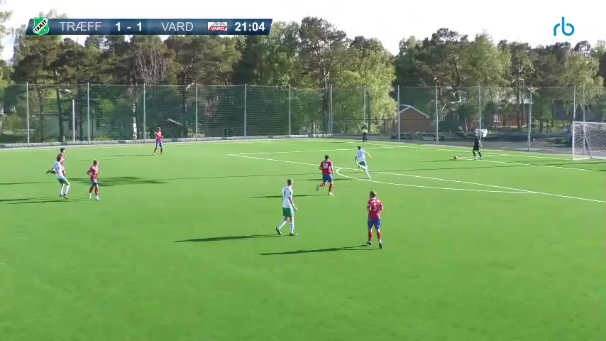 NORC Traff Vs Vard Haugesund Roy Andre Miljeteig Goal in 21 min, Score 1:2