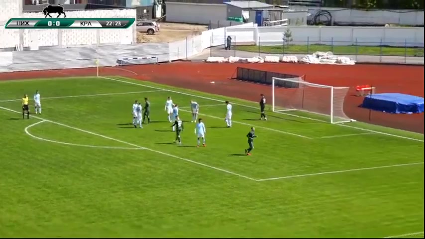 RUS YthC FK Nizhny Novgorod Youth Vs FK Krasnodar Youth Komar Goal in 23 min, Score 0:1