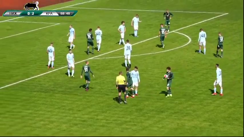 RUS YthC FK Nizhny Novgorod Youth Vs FK Krasnodar Youth Komar Goal in 69 min, Score 0:3