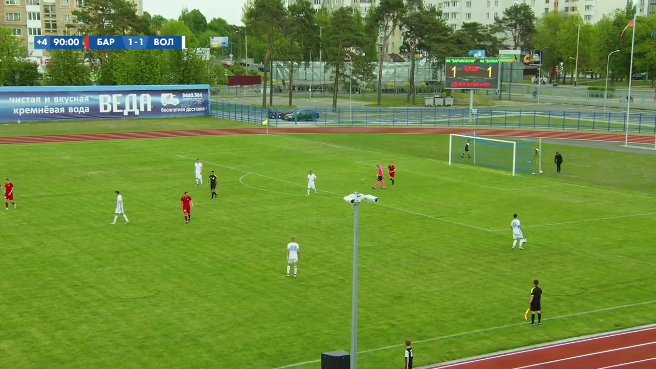 1046 FC Baranovichi Vs Volna Pinsk 95 skor gol , skor 2:1