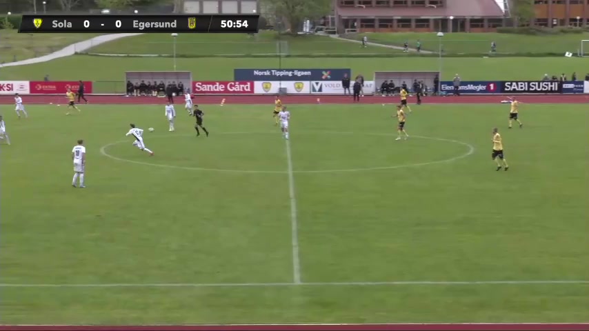 NORC Sola Vs Egersunds IK Heine Larsen Goal in 51 min, Score 0:1