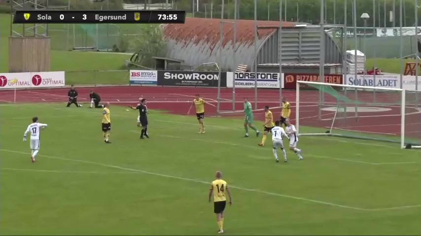 NORC Sola Vs Egersunds IK Asbo T. Goal in 74 min, Score 1:3