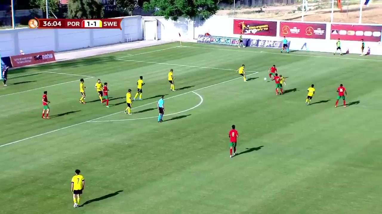 UEFA U17 Portugal U17 Vs Sweden U17 36 ทำประตู  ประตู, ทำคะแนน 2:1