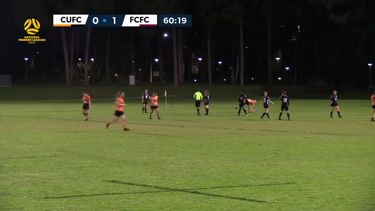 澳西女超 科廷大學FC女足 Vs 費雷曼特爾市女足 62分進球,比分1:1