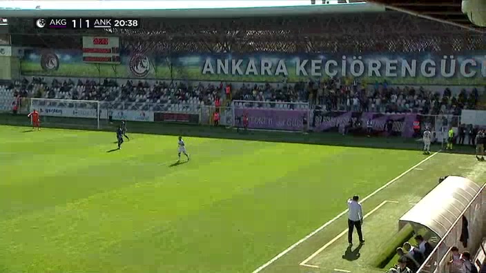 TUR D2 Keciorengucu Vs Ankaragucu  Goal in 20 min, Score 1:1