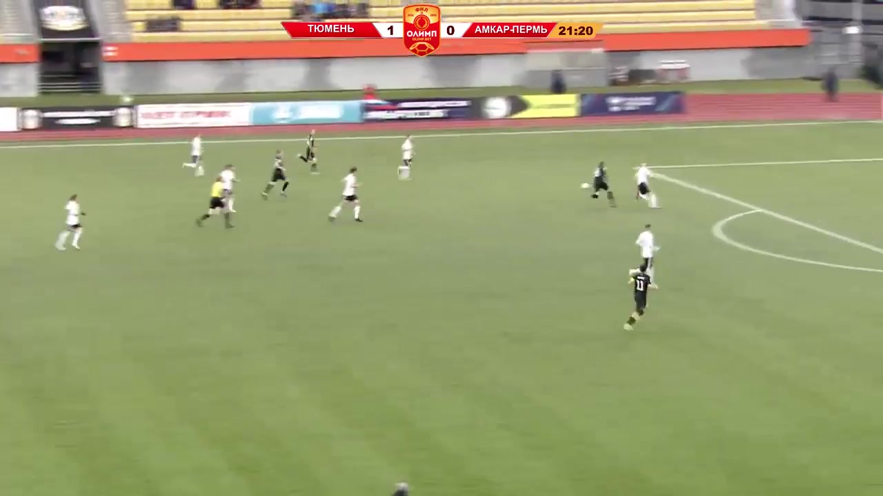 RUS D2 Tyumen Vs Amkar Perm 21 phút Vào, ghi bàn 1:0