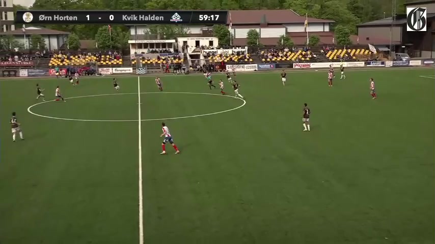 NOR D2 Orn-Horten Vs Kvik Halden Albert Makiadi Goal in 60 min, Score 1:1