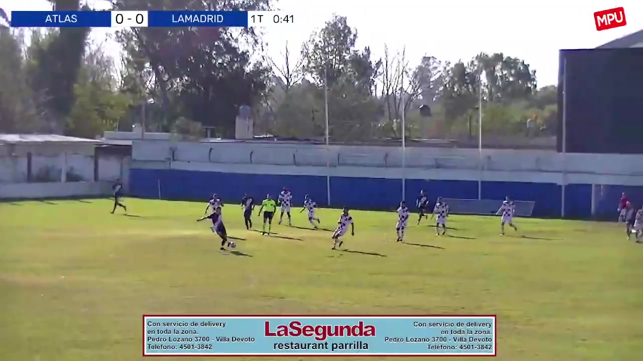 ACT  M CA Atlas Vs General Lamadrid  Goal in 1 min, Score 0:1