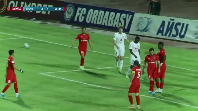 KAZ PR Ordabasy Vs FK Aksu Karam Sultanov Goal in 7 min, Score 1:0