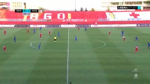 129 Proleter Novi Sad Vs Novi Pazar 90 skor gol Igor Maksimovic, skor 0:2