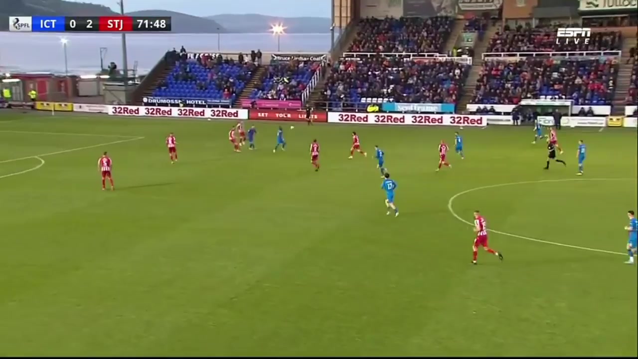 SCO CH Inverness Vs Saint Johnstone  Goal in 73 min, Score 1:2