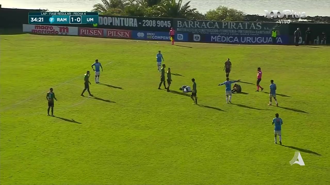 URU D2 Rampla Juniors FC Vs Uruguay Montevideo  Goal in 35 min, Score 1:0