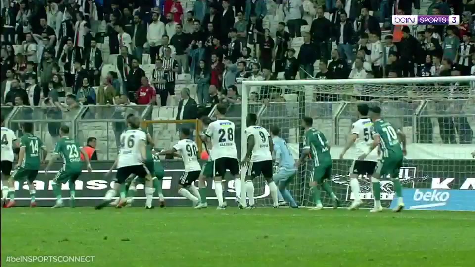 TUR D1 Besiktas JK Vs Konyaspor  Goal in 94 min, Score 1:1